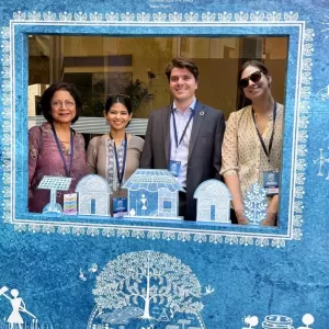 GMI representative, Nick Elger, attends the World Sustainable Development Summit in New Delhi, India on behalf of the U.S. EPA, 2023.