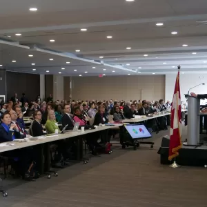Presentation during the Plenary Session at the 2018 Global Methane Forum in Toronto, Canada.