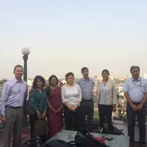 GMI Biogas Subcommittee site visit to a biomethane plant in India, 2015.
