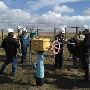 Site visit to an oil & gas compressor station in Kazakhstan, 2016.