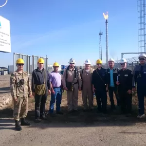 Site visit to an oil & gas processing facility in Kazakhstan, 2016.
