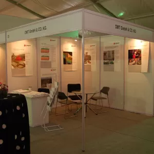 Project Network expo booth at a GMI event, 2009.