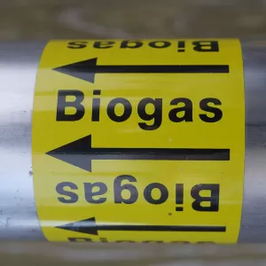 Biogas sticker