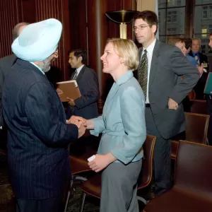 U.S. and India officials at the signing of the MOU between the U.S. and India in support of the Methane to Markets Partnership, 2007.