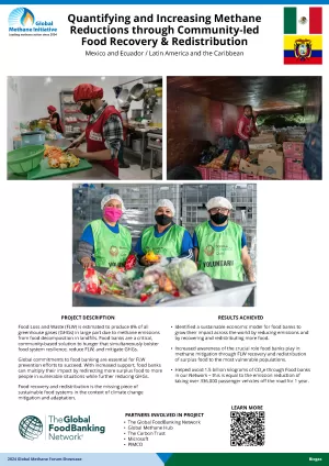 Thumb for Quantifying and Increasing Methane Reductions through Community-led Food Recovery & Redistribution