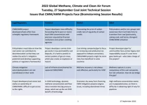 Brainstorming Session Notes on Issues that CMM/AMM Projects Face Thumbnail