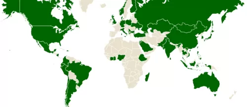 Map of GMI Partner Countries